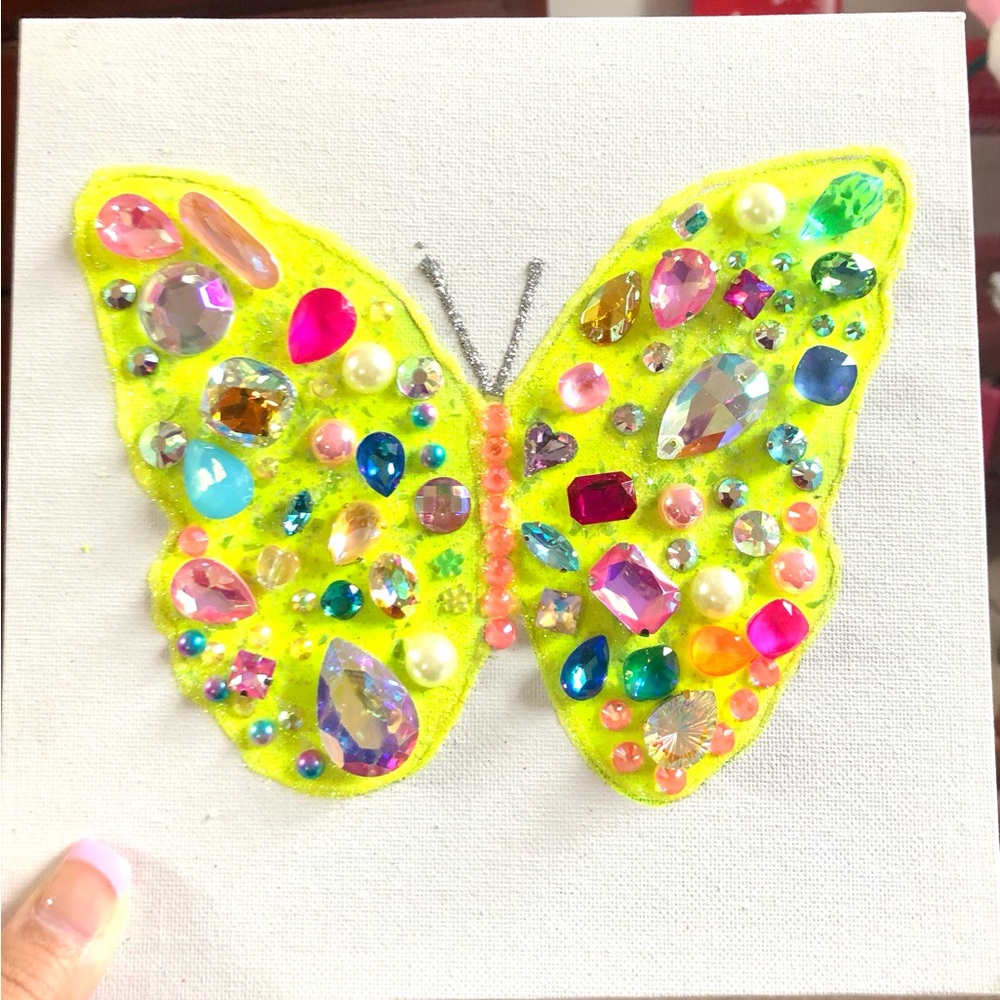 MINI Yellow Gem Butterfly 🦋 #1